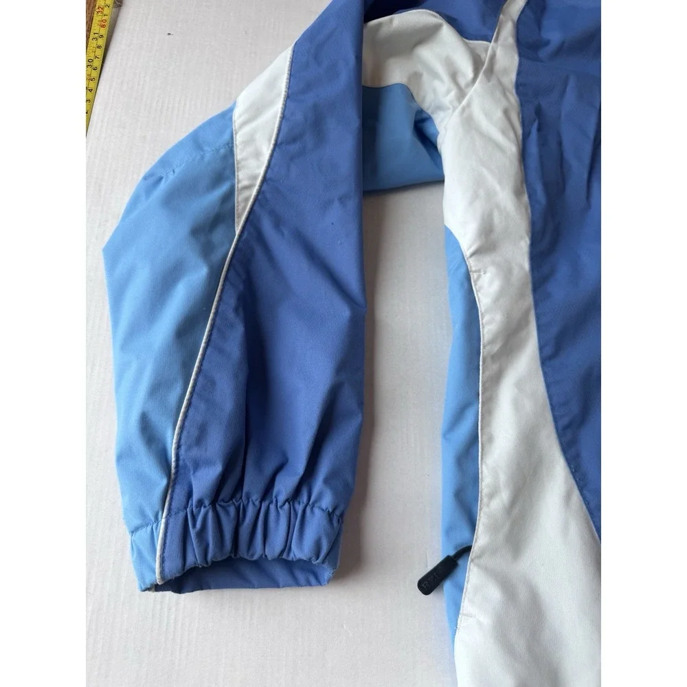 REI Co-Op Insulated Hooded Jacket‎ Youth Girls Med 10-12 Blue Winter Coat